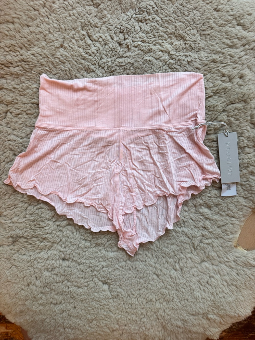 NWT Negative Underwear Whipped Mini Short
